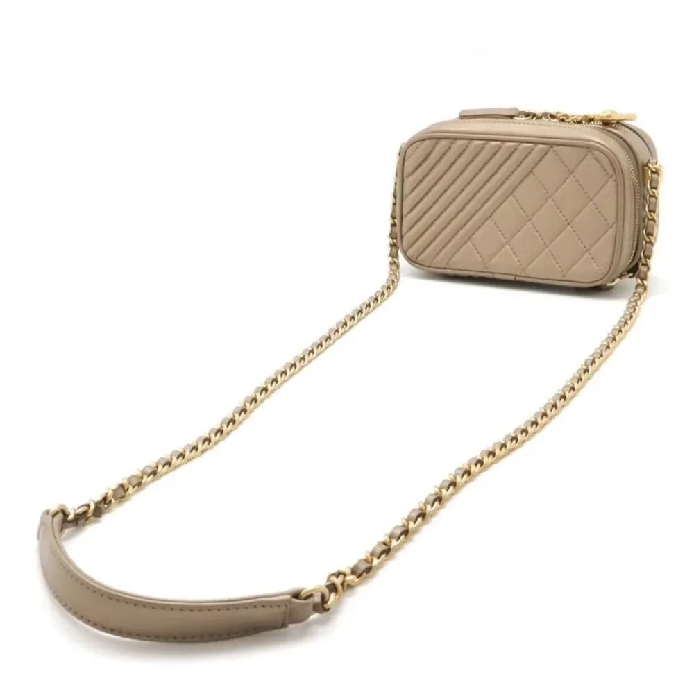 Chanel Coco Mark Leather Shoulder Bag